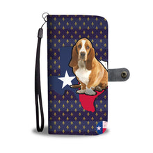 Load image into Gallery viewer, Cute Basset Hound Dog Print Wallet Case-Free Shipping-TX State