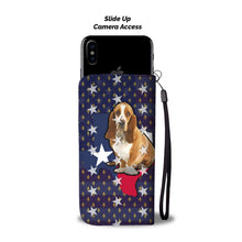 Load image into Gallery viewer, Cute Basset Hound Dog Print Wallet Case-Free Shipping-TX State