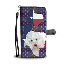 Load image into Gallery viewer, Cute Poodle Dog Print Wallet Case-Free Shipping-TX State