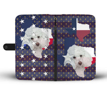 Load image into Gallery viewer, Cute Poodle Dog Print Wallet Case-Free Shipping-TX State