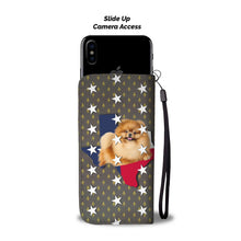 Load image into Gallery viewer, Cute Pomeranian Dog Print Wallet Case-Free Shipping-TX State