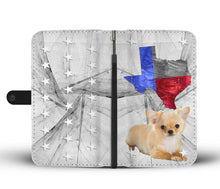 Load image into Gallery viewer, Cute Chihuahua Print Wallet Case- Free Shipping-TX State