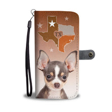 Load image into Gallery viewer, Chihuahua Dog Print Wallet Case-Free Shipping-TX State