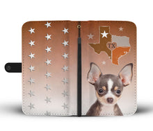 Load image into Gallery viewer, Chihuahua Dog Print Wallet Case-Free Shipping-TX State