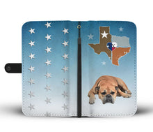 Load image into Gallery viewer, Bullmastiff Dog Print Wallet Case-Free Shipping-TX State