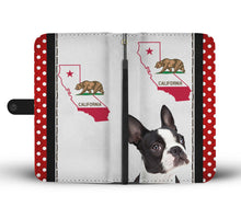 Load image into Gallery viewer, Boston Terrier Print Wallet Case-Free Shipping-CA State