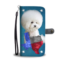 Load image into Gallery viewer, Cute Bichon Frise Print Wallet Case- Free Shipping- TX State