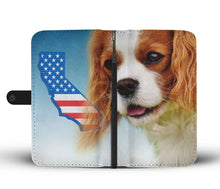 Load image into Gallery viewer, Cavalier King Charles Spaniel Print Wallet Case-Free Shipping-CA State