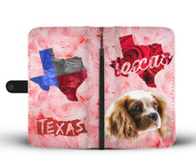 Load image into Gallery viewer, Cavalier King Charles Spaniel Print Wallet Case- Free Shipping-TX State