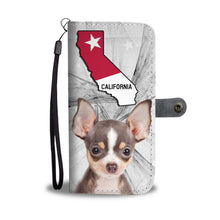 Load image into Gallery viewer, Chihuahua Dog Print Wallet Case-Free Shipping-CA State