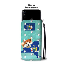 Load image into Gallery viewer, Cute Akita Dog Print Wallet Case-Free Shipping-NY State