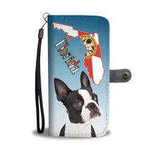 Load image into Gallery viewer, Boston Terrier Print Wallet Case-Free Shipping-FL State