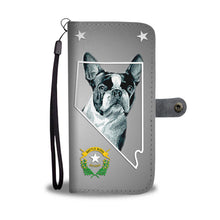 Load image into Gallery viewer, Cute Boston Terrier Print Wallet Case-Free Shipping- NV State