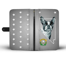 Load image into Gallery viewer, Cute Boston Terrier Print Wallet Case-Free Shipping- NV State