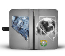 Load image into Gallery viewer, Cute Cavalier King Charles Spaniel Print Wallet Case- Free Shipping-Nv State