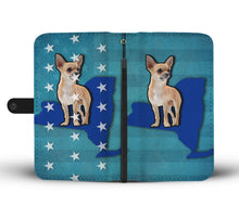 Load image into Gallery viewer, Chihuahua Dog Print Wallet Case-Free Shipping-NY State