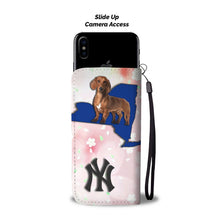 Load image into Gallery viewer, Cute Dachshund Dog Print Wallet Case-Free Shipping-NY State