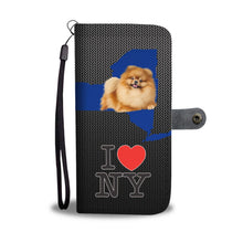 Load image into Gallery viewer, Cute Pomeranian Dog Print Wallet Case-Free Shipping-NY State