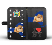 Load image into Gallery viewer, Cute Pomeranian Dog Print Wallet Case-Free Shipping-NY State
