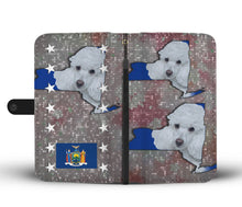 Load image into Gallery viewer, Cute Poodle Dog Print Wallet Case-Free Shipping-NY State