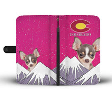 Load image into Gallery viewer, Chihuahua Dog Print Wallet Case-Free Shipping-CO State