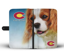 Load image into Gallery viewer, Cavalier King Charles Spaniel Print Wallet Case-Free Shipping-CO State