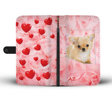 Load image into Gallery viewer, Cute Chihuahua Print Wallet Case- Free Shipping- AZ State