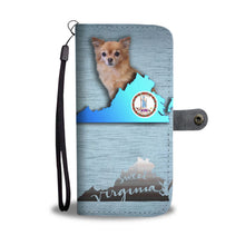 Load image into Gallery viewer, Chihuahua Dog Print Wallet Case-Free Shipping-VA State