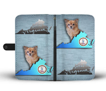 Load image into Gallery viewer, Chihuahua Dog Print Wallet Case-Free Shipping-VA State