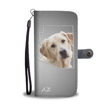 Load image into Gallery viewer, Cute Labrador Retriever Print Wallet Case- Free Shipping-AZ State