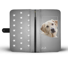 Load image into Gallery viewer, Cute Labrador Retriever Print Wallet Case- Free Shipping-AZ State