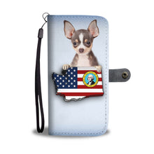 Load image into Gallery viewer, Chihuahua Dog Print Wallet Case-Free Shipping-WA State
