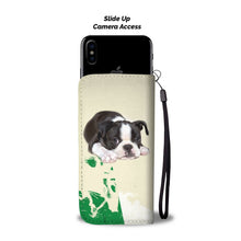 Load image into Gallery viewer, Boston Terrier Print Wallet Case-Free Shipping-GA State