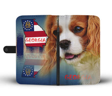 Load image into Gallery viewer, Cavalier King Charles Spaniel Print Wallet Case-Free Shipping-GA State