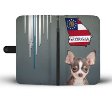 Load image into Gallery viewer, Chihuahua Print Wallet Case-Free Shipping-GA State