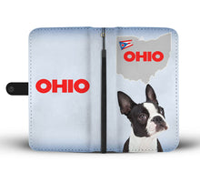 Load image into Gallery viewer, Boston Terrier Print Wallet Case-Free Shipping-OH State