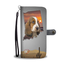 Load image into Gallery viewer, Cute Basset Hound Print Wallet Case-Free Shipping-IN State