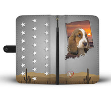 Load image into Gallery viewer, Cute Basset Hound Print Wallet Case-Free Shipping-IN State