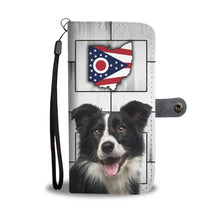 Load image into Gallery viewer, Cute Border Collie Print Wallet Case-Free Shipping-OH State