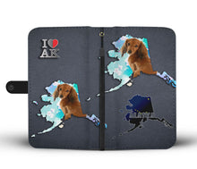 Load image into Gallery viewer, Cute Dachshund Dog Print Wallet Case-Free Shipping-AK State