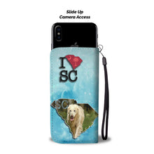 Load image into Gallery viewer, Cute Golden Retriever Print Wallet Case-Free Shipping-SC State