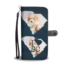 Load image into Gallery viewer, Cute Poodle Dog Art Print Wallet Case-Free Shipping-SC State