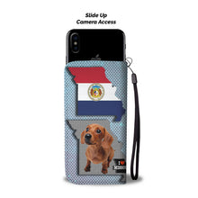 Load image into Gallery viewer, Cute Dachshund Dog Print Wallet Case-Free Shipping-MO State