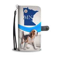 Load image into Gallery viewer, Cute Beagle Print Wallet Case-Free Shipping-MN State