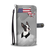 Load image into Gallery viewer, Boston Terrier Print Wallet Case-Free Shipping-MA State