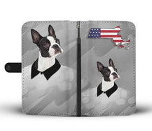 Load image into Gallery viewer, Boston Terrier Print Wallet Case-Free Shipping-MA State