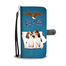 Load image into Gallery viewer, Cute Beagle Print Wallet Case- Free Shipping-IA State