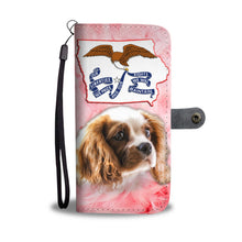 Load image into Gallery viewer, Cavalier King Charles Spaniel Print Wallet Case- Free Shipping-IA State