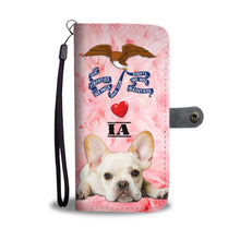Load image into Gallery viewer, Cute French Bulldog Print Wallet Case-Free Shipping- IA State