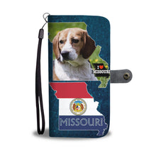 Load image into Gallery viewer, Cute Beagle Dog Print Wallet Case-Free Shipping-MO State